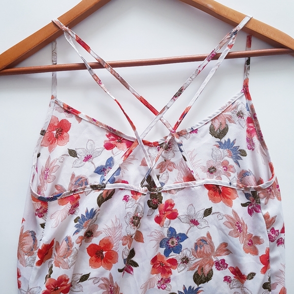 HOLLISTER Floral Sphagetti Strap Cami Tank Top - Picture 7 of 8